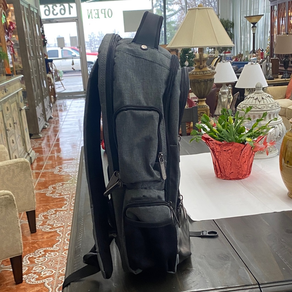 Premium Gray And Black Backpack - image 4